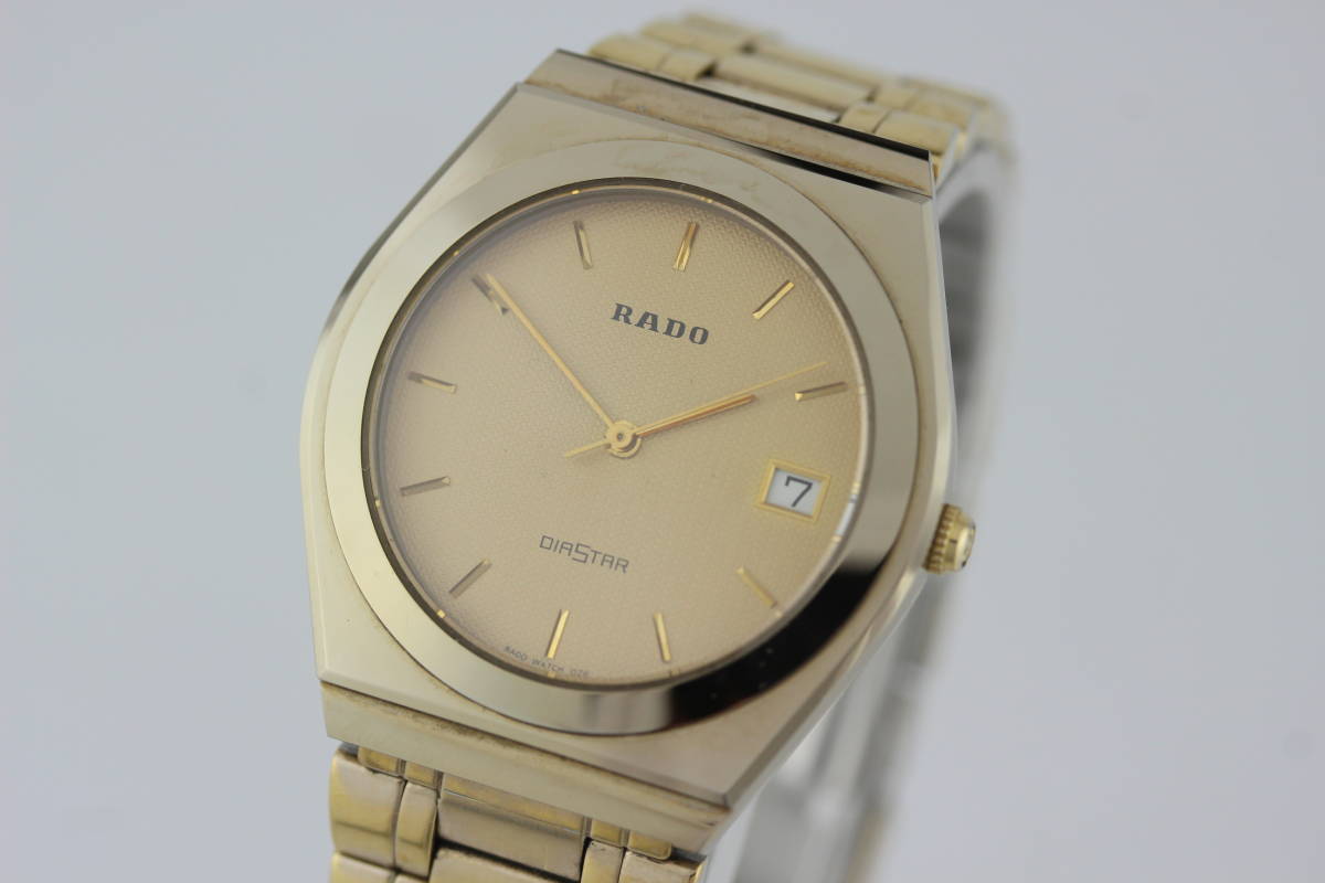 競売 ラドー RADO ダイアスター クォーツ 113.9519.3 メンズ腕時計