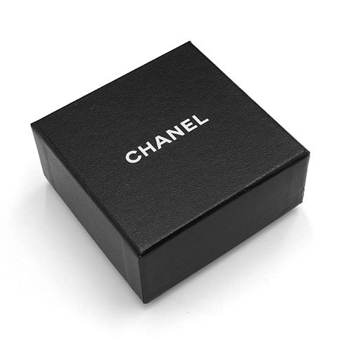 シャネル アクセサリー CHANEL プラスチック ココマーク ストライプ ピアス ブラックxベージュ レディース JJS02282_画像6