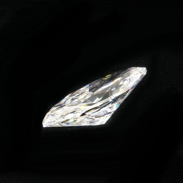 【 GIA 鑑定書付 】2.01ct Dカラー Flawless EX TYPE2A 天然 ダイヤモンド マーキースカット ルース_画像7