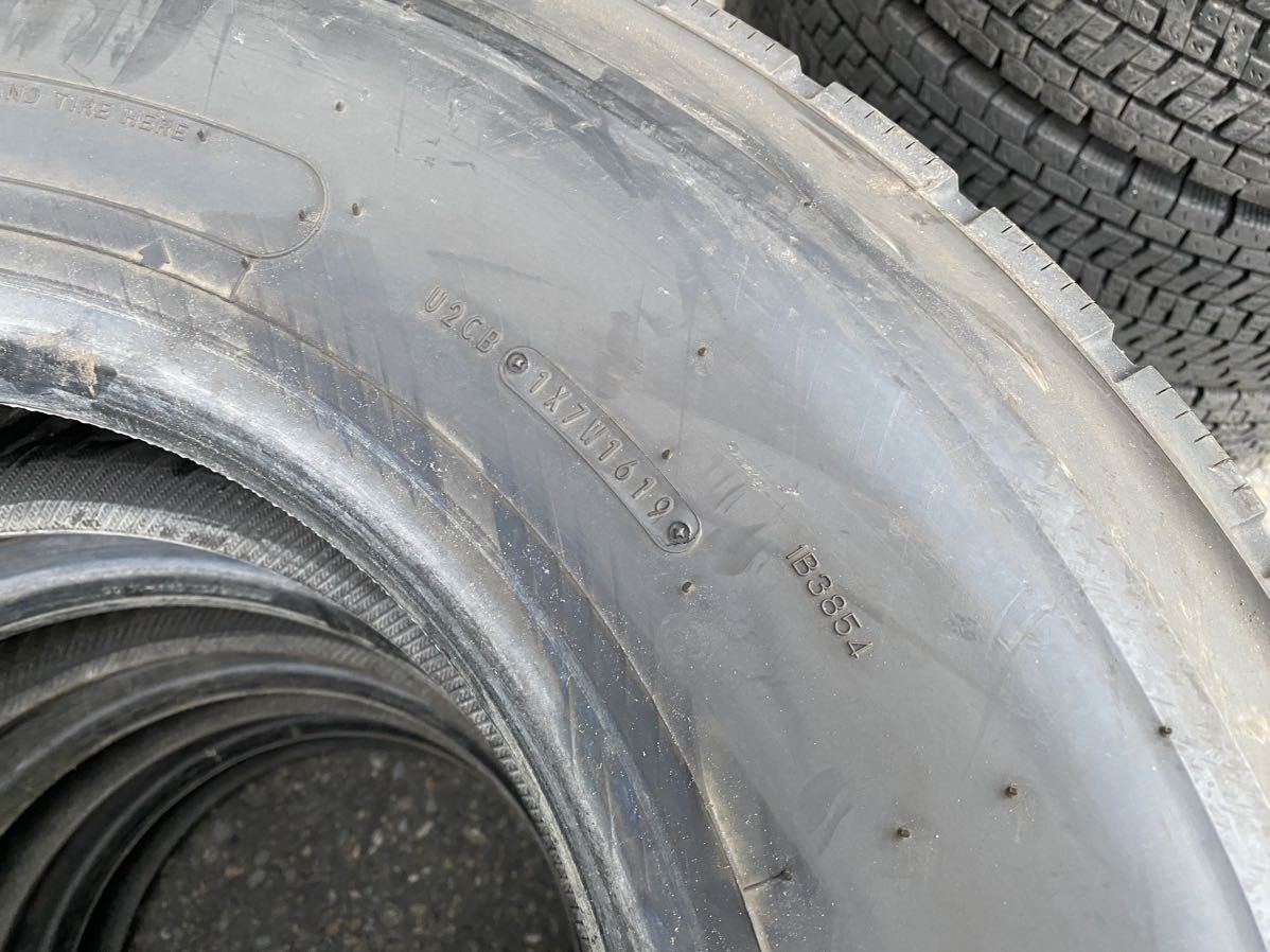 ハ2852　程度が良い　ダンロップ DUNLOP DECTES SP680　245/80R17.5 133/131J　4本価格　2019年製　送料無料_画像6