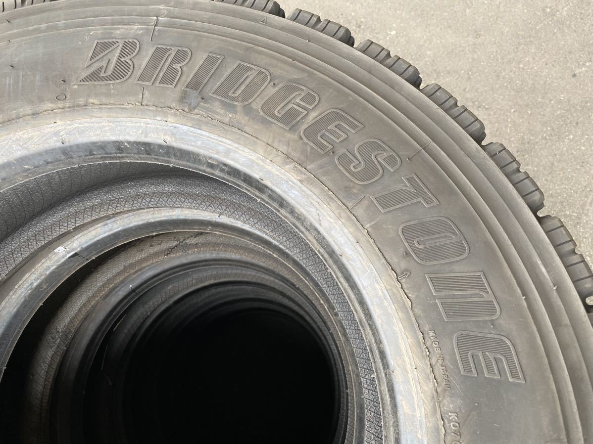 ハ3009　送料無料　大型用深溝スタッドレス　BRIDGESTONE ブリヂストン ECOPLA W911　245/70R19.5 136/134J　12本価格　2021年製_画像8