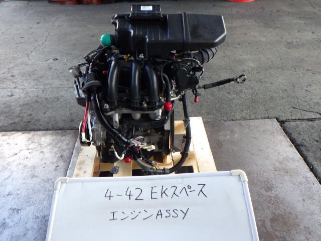 eK Space DBA-B11A engine ASSY 3B20 A31 1000D147