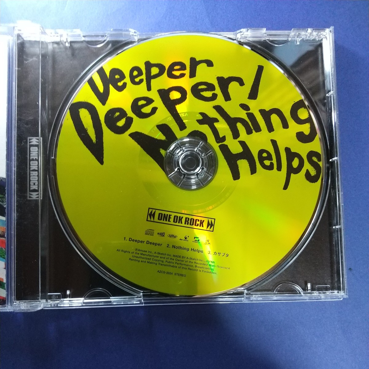 【CD】 ONE OK ROCK Deeper Deeper/Nothing Helps 帯あり アミューズソフト_画像4