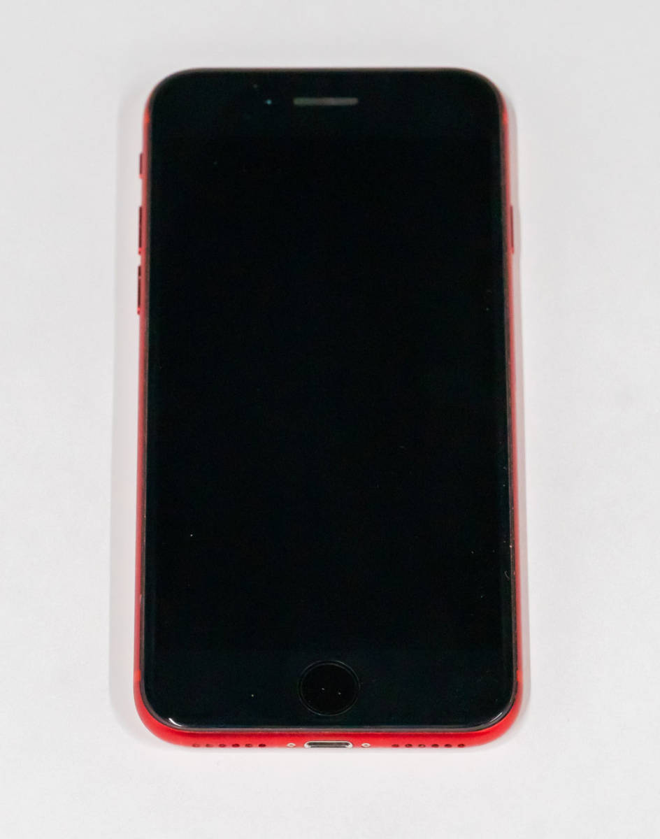 1円スタート】iPhone SE2 256GB (PRODUCT)RED SIMフリー 中古品