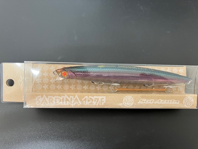 ☆新品未開封☆　マングローブスタジオ　ソルアズーラ・サルディナ127F　127ｍｍ／18ｇ　ＨM－1　ボラ・イワシ・サヨリ_画像1