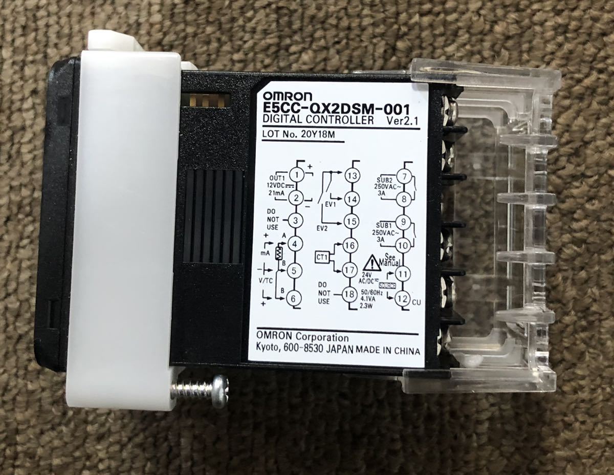 通電確認済　OMRON E5CC-QX2DSM-001_画像4