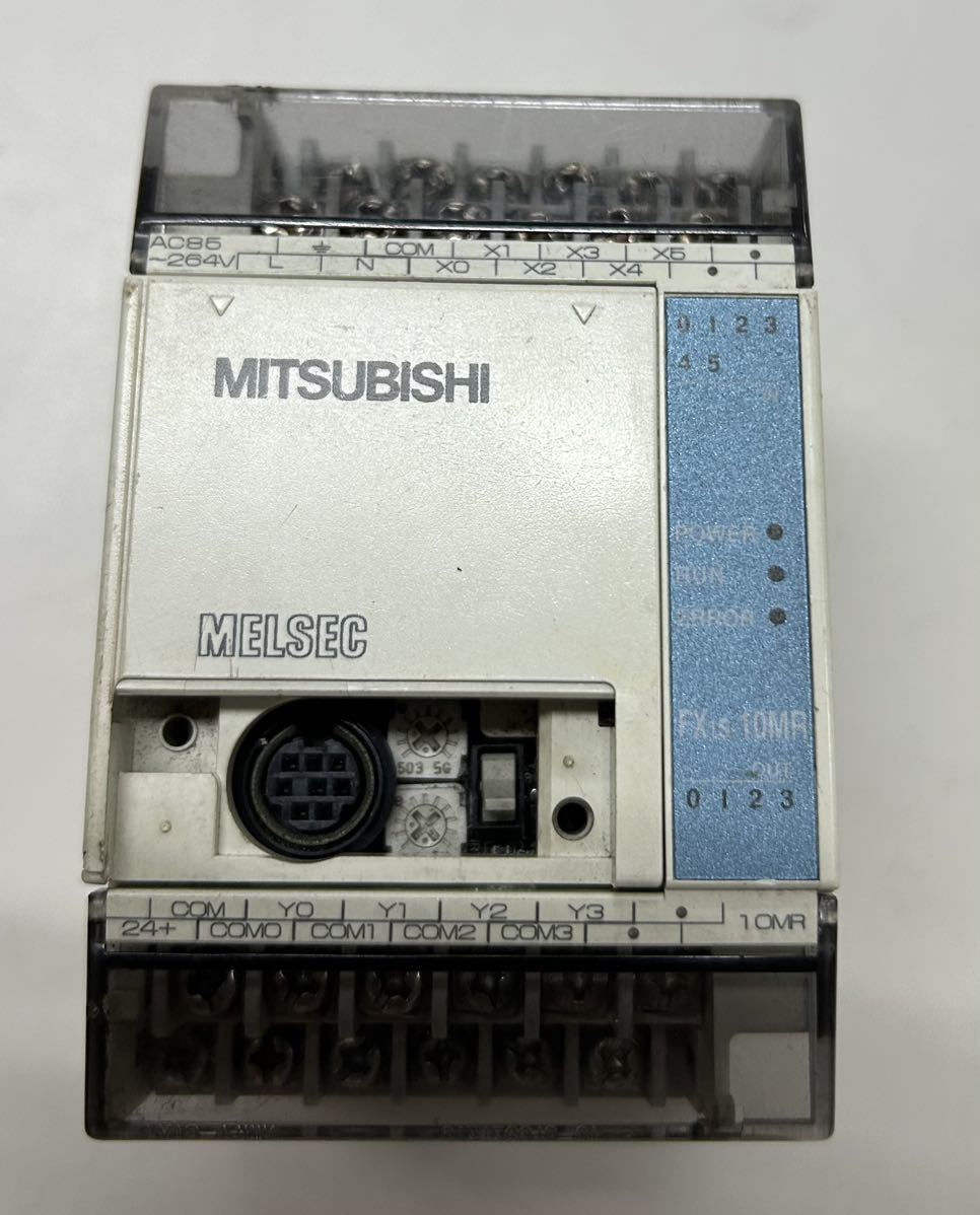 通電確認済　MITSUBISHI ジャンク品　Fx1S-10MR_画像3