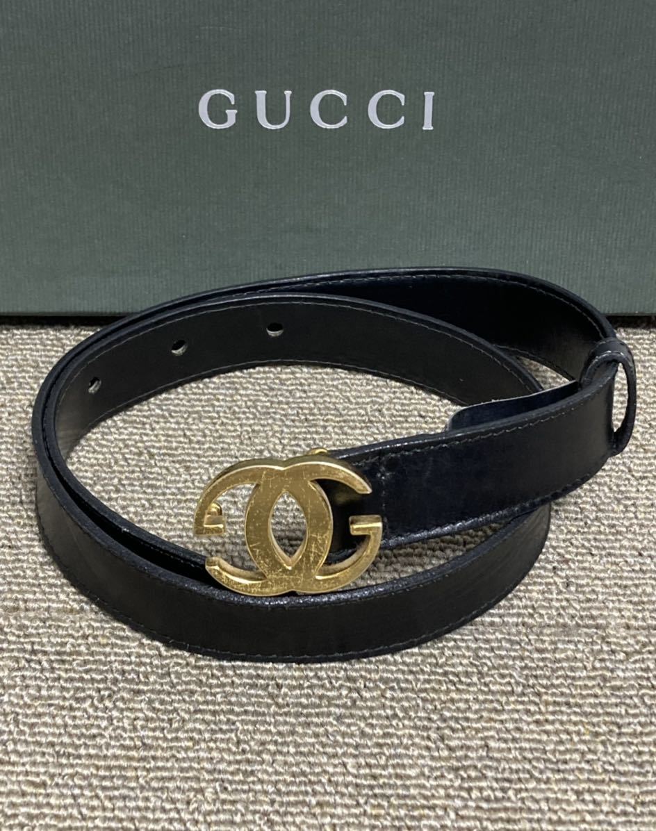 GUCCI グッチベルト インターロッキング レザー Yahoo!フリマ（旧）-