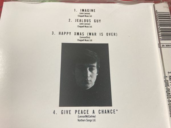 西ドイツ盤【CDシングル・CDS】71年 全英1位、全米3位「Imagine / Jealous Guy」 John Lennon（ジョン・レノン）_画像2