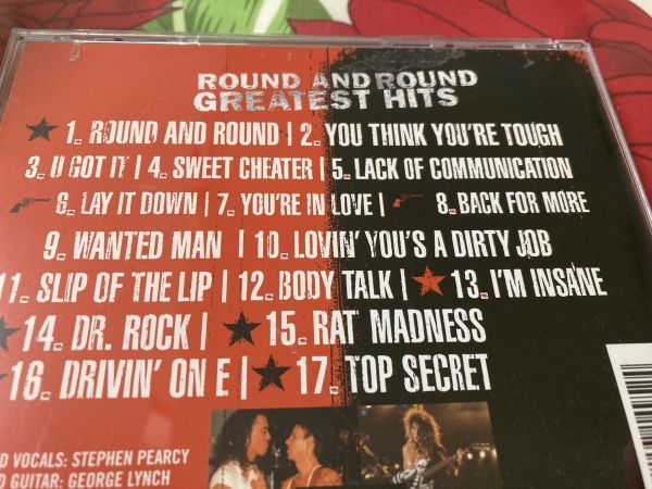 CD『Round And Round Greatest Hits』Rat Attack（ラット・アタック）　全17曲収録 Stephen Pearcy,George Lynch,Tracii Guns_画像2