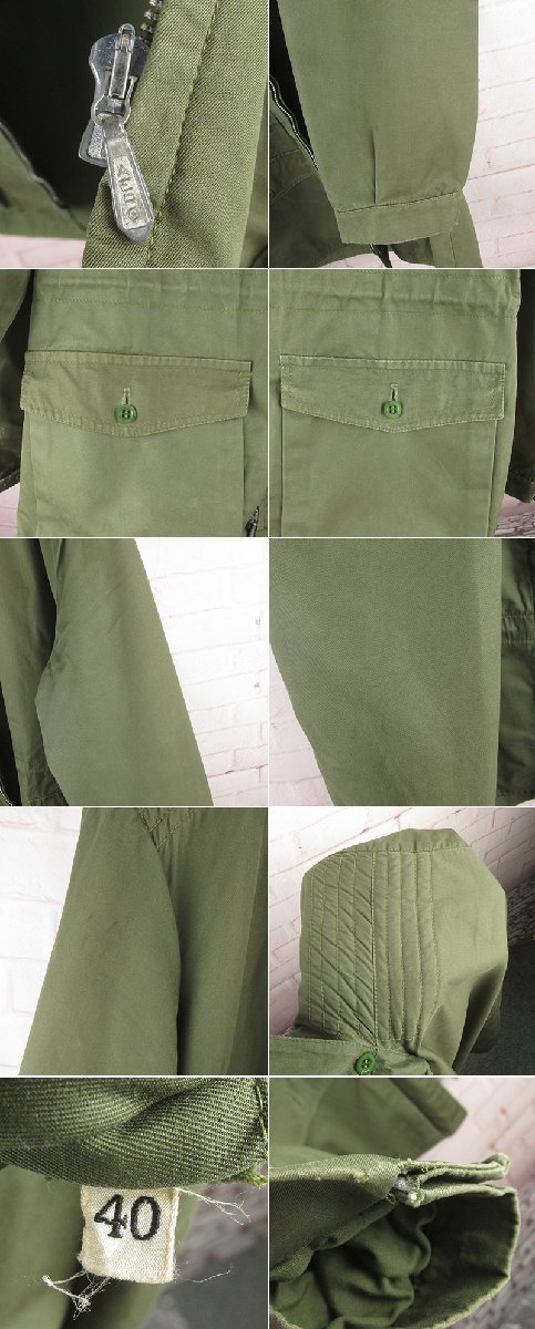 AJ22451 ビンテージ 1950's GRENFELL グレンフェル 山タグ walker jacket ウォーカージャケット レディース 40_画像10