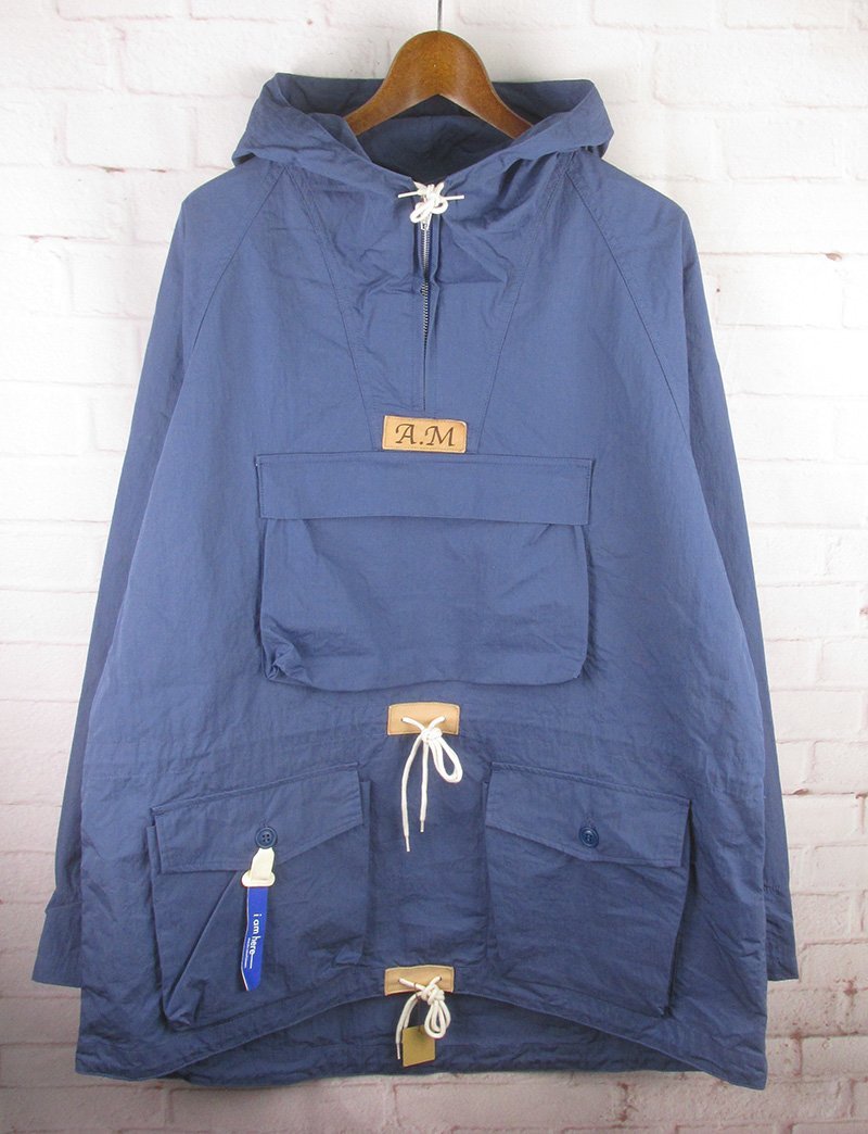 LAJ22666 MOUNTAIN RESEARCH マウンテンリサーチ MT Anorak アノラックパーカー MTR-3570 M 美品 ブルー系の画像1