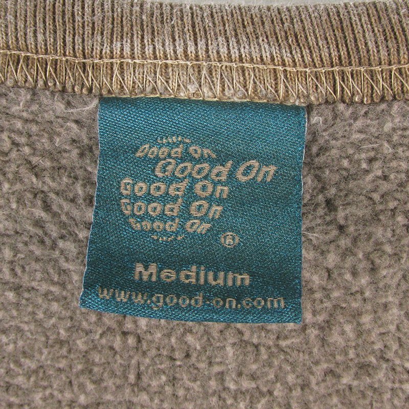 FW22544 Good On グッドオン スナップボタン スウェット MEDIUM ブラウン系_画像4