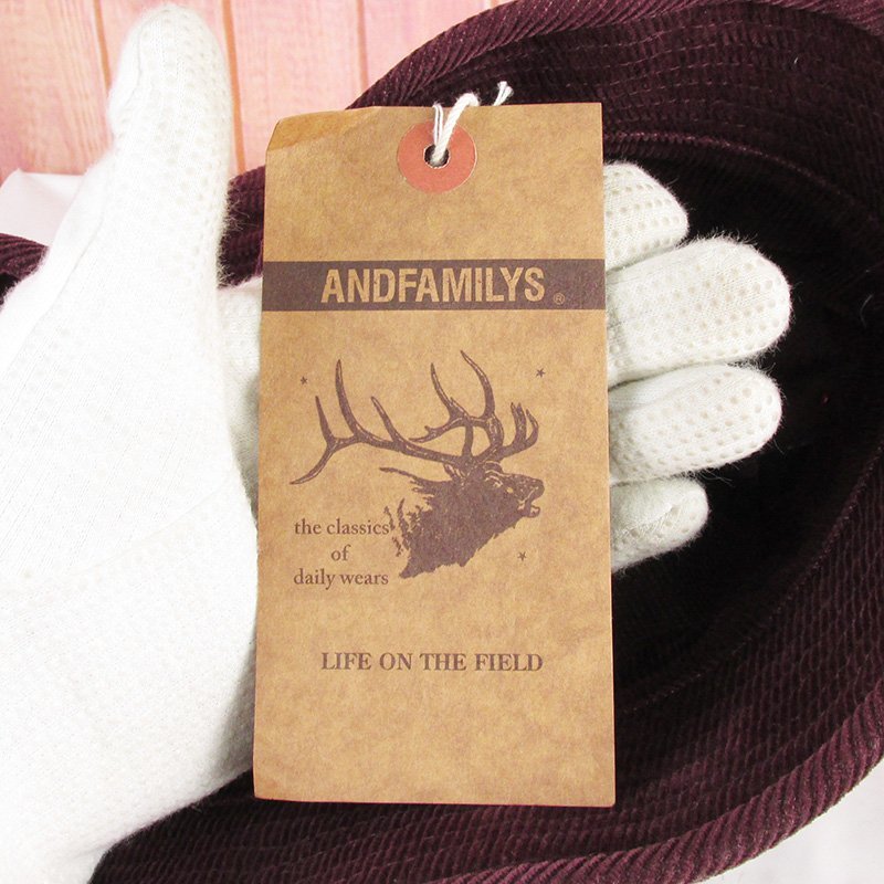 LFO15872 ANDFAMILYS アンドファミリーズ Field Hat フィールド ハット バケット ハット SP-18021 L 未使用_画像7