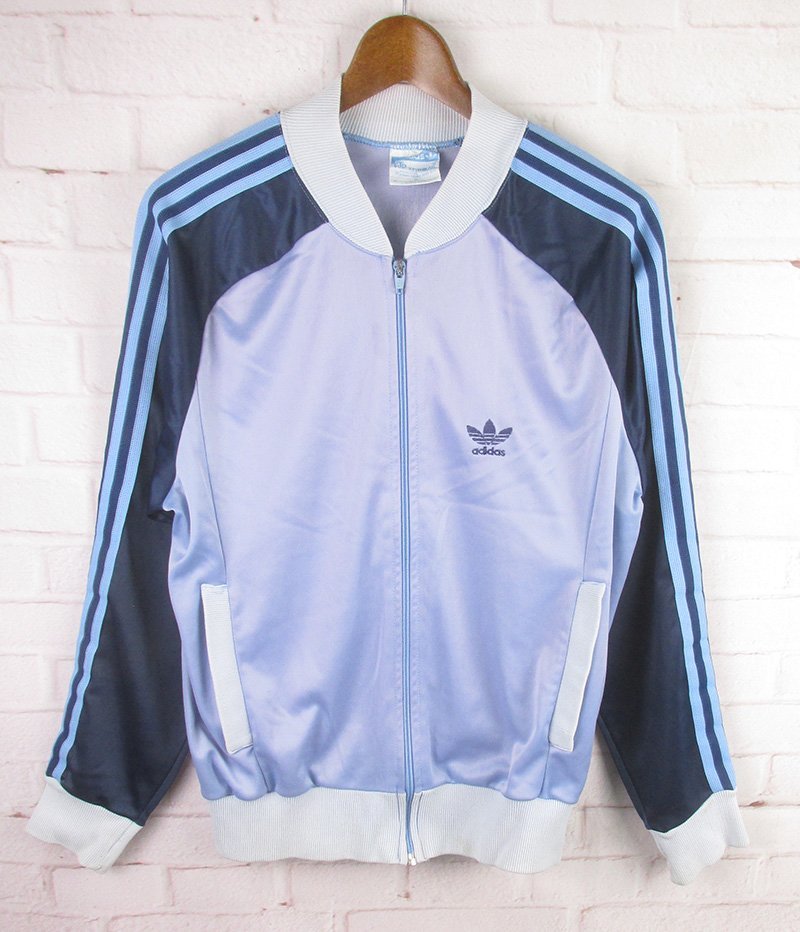 MAJ20050 1980's adidas アディダス トラックジャケット ジャージ ATP KEYROLAN USA製 S_画像1