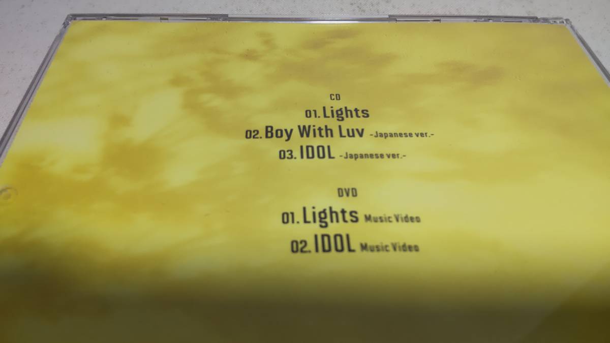 A1362 『CD』　Lights / Boy With Luv(初回限定盤A)(DVD付)　/　BTS　帯付　シングル　_画像4