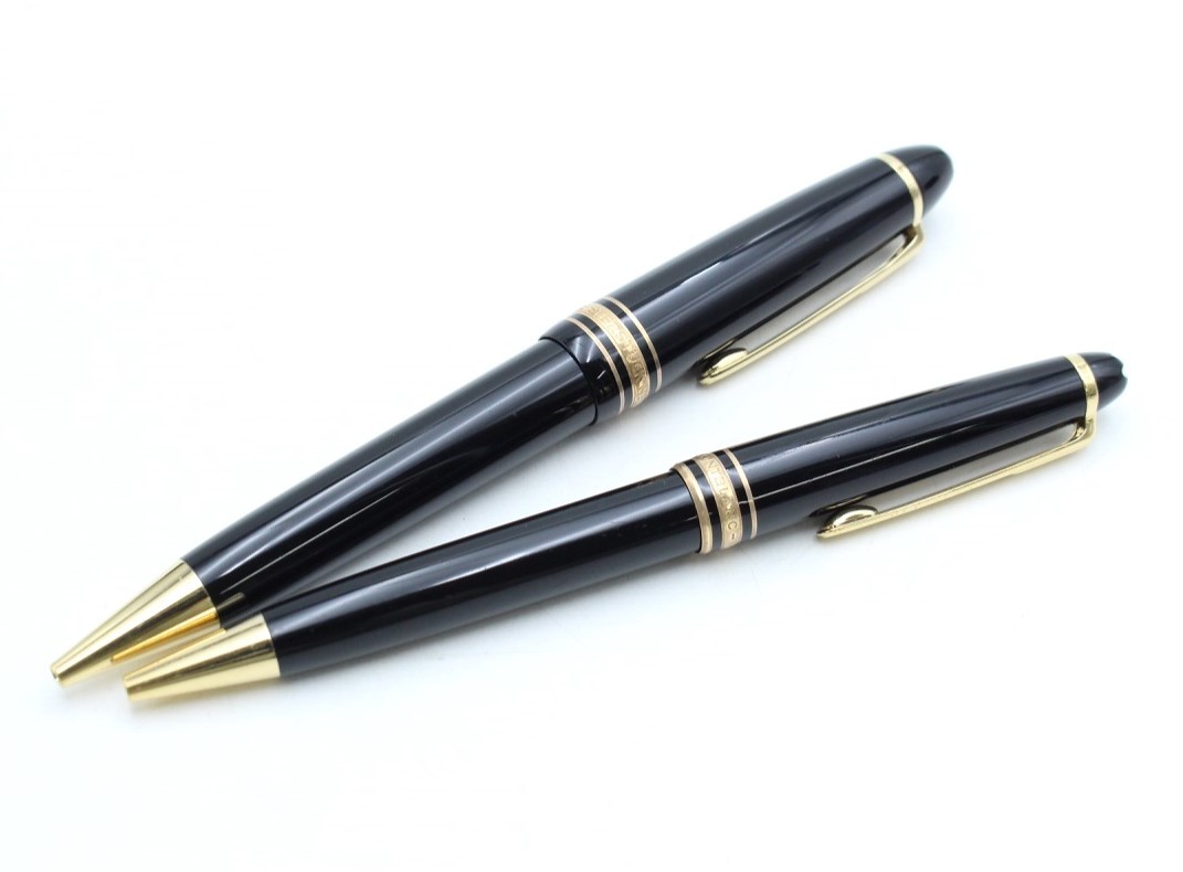 【行董】モンブラン MONTBLANC MEISTERSTUCK マイスターシュテュック ボールペン No.161 他 2点まとめ ※ゆうパック※AC327BOG42_画像1