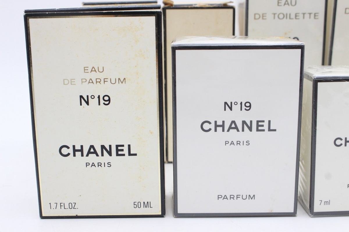 行董】 未開封有 CHANEL シャネル 香水まとめ N゜19 19番 DE TOILETTE