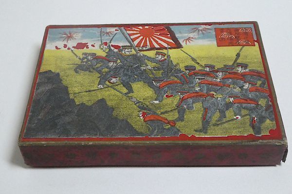 大きな割引 石板 ロシア 中国 明治期頃　日露戦争絵合わせ（仮題）◆旧日本軍 パズル 遊具 玩具 その他