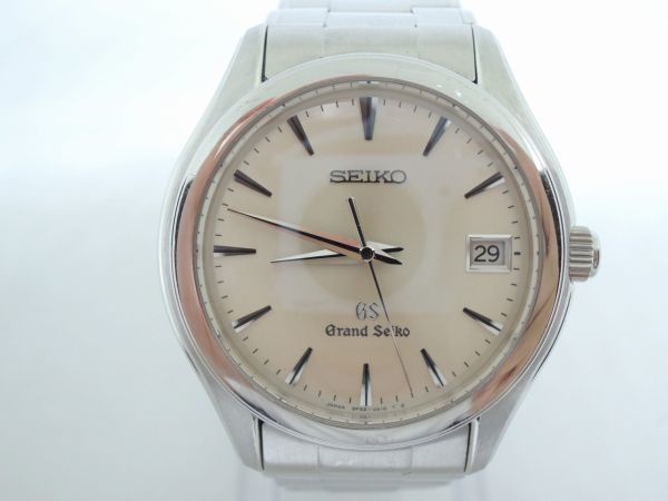 Grand Seiko グランドセイコー GS デイト 9F62-0A10 SS クオーツ メンズウォッチ 腕時計 シルバー文字盤 SBGX005 コマ付き