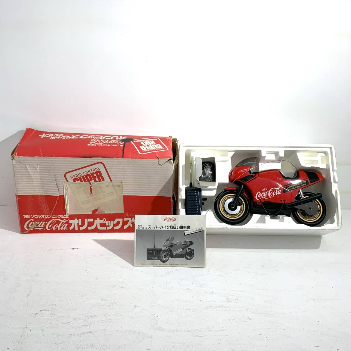 【中古品/100】非売品 当選品 コカ・コーラ '88ソウルオリンピック記念 オリンピックスペシャルプレゼント ラジコン スーパーバイク_画像1