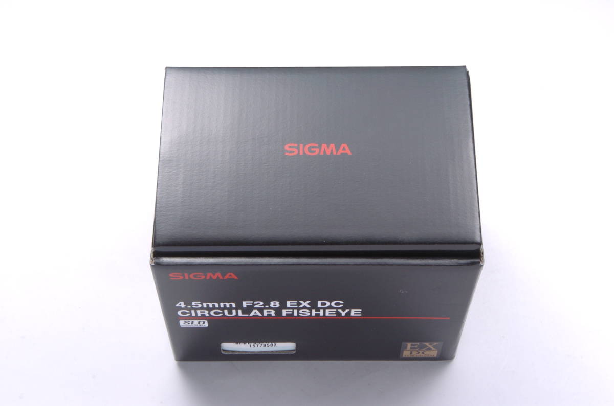 新品未開封 シグマ SIGMA 4 5mm F2 8 EX DC CIRCULAR FISHEYE HSM