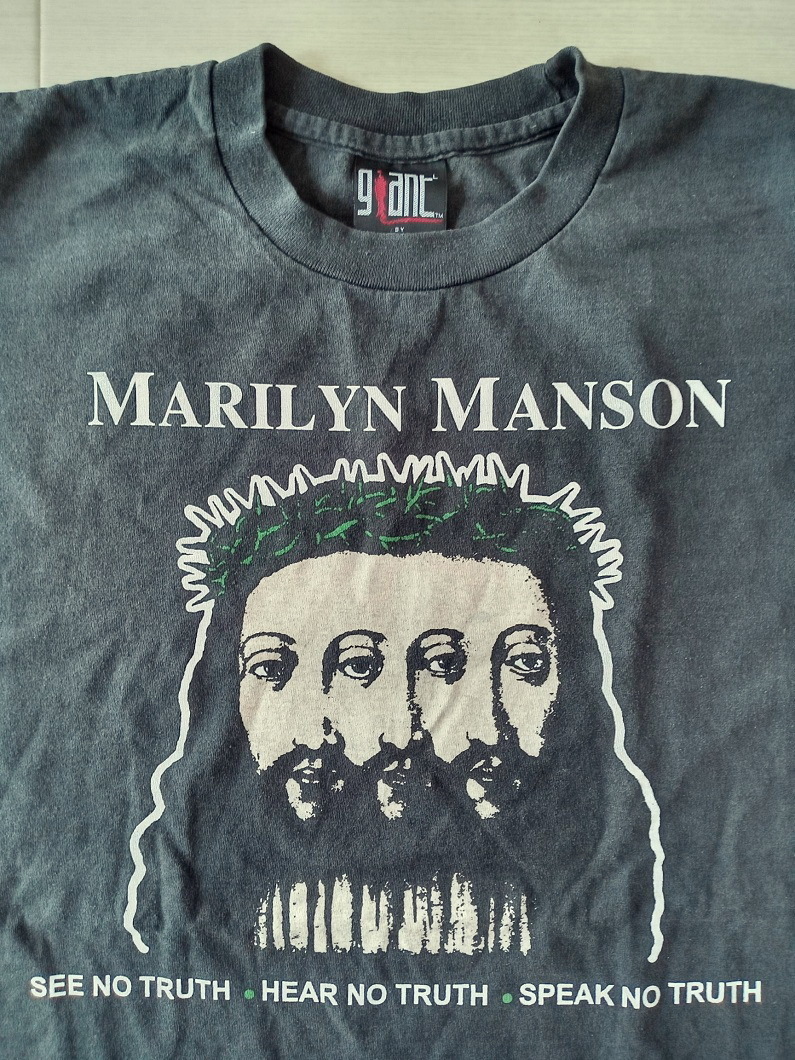 ☆［ XL ］「 MARILYN MANSON マリリン・マンソン BELIEVE バンド 