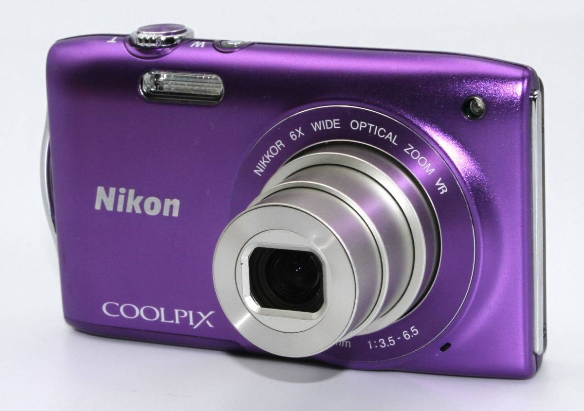 【美品】ニコン Nikon Coolpix S3300 ラベンダーパープル　　　_画像4