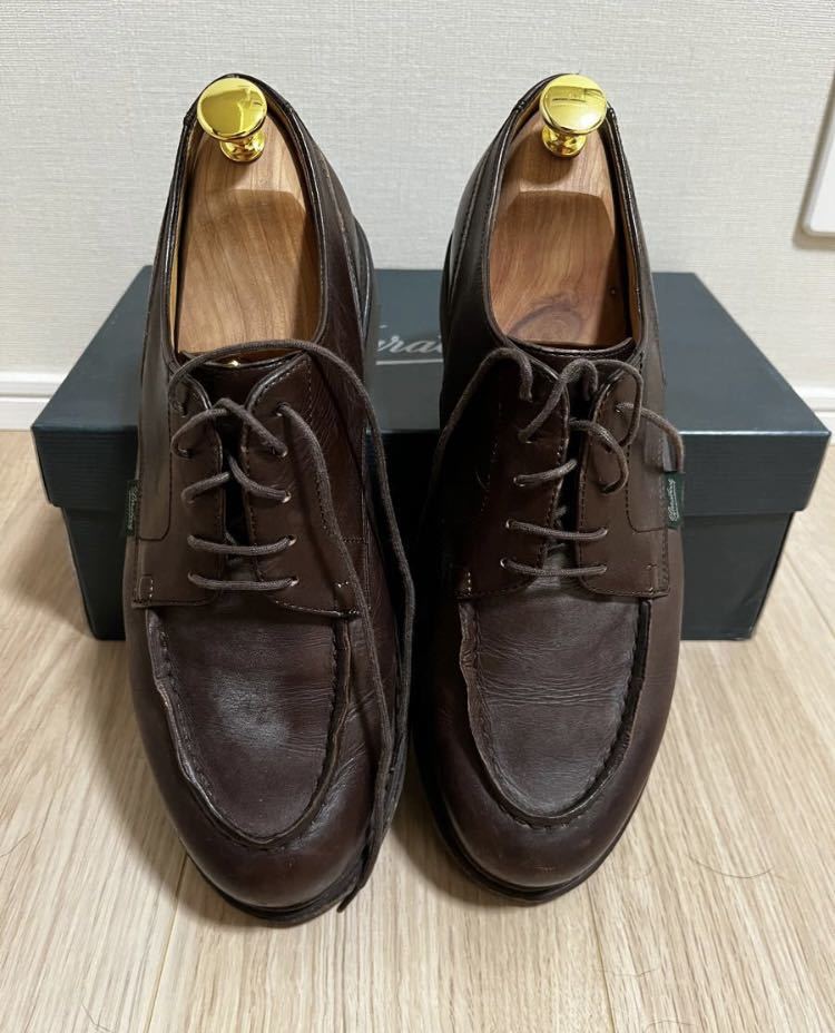 超特価SALE開催！ 【美品】パラブーツ PARABOOT ブラウン サイズ8