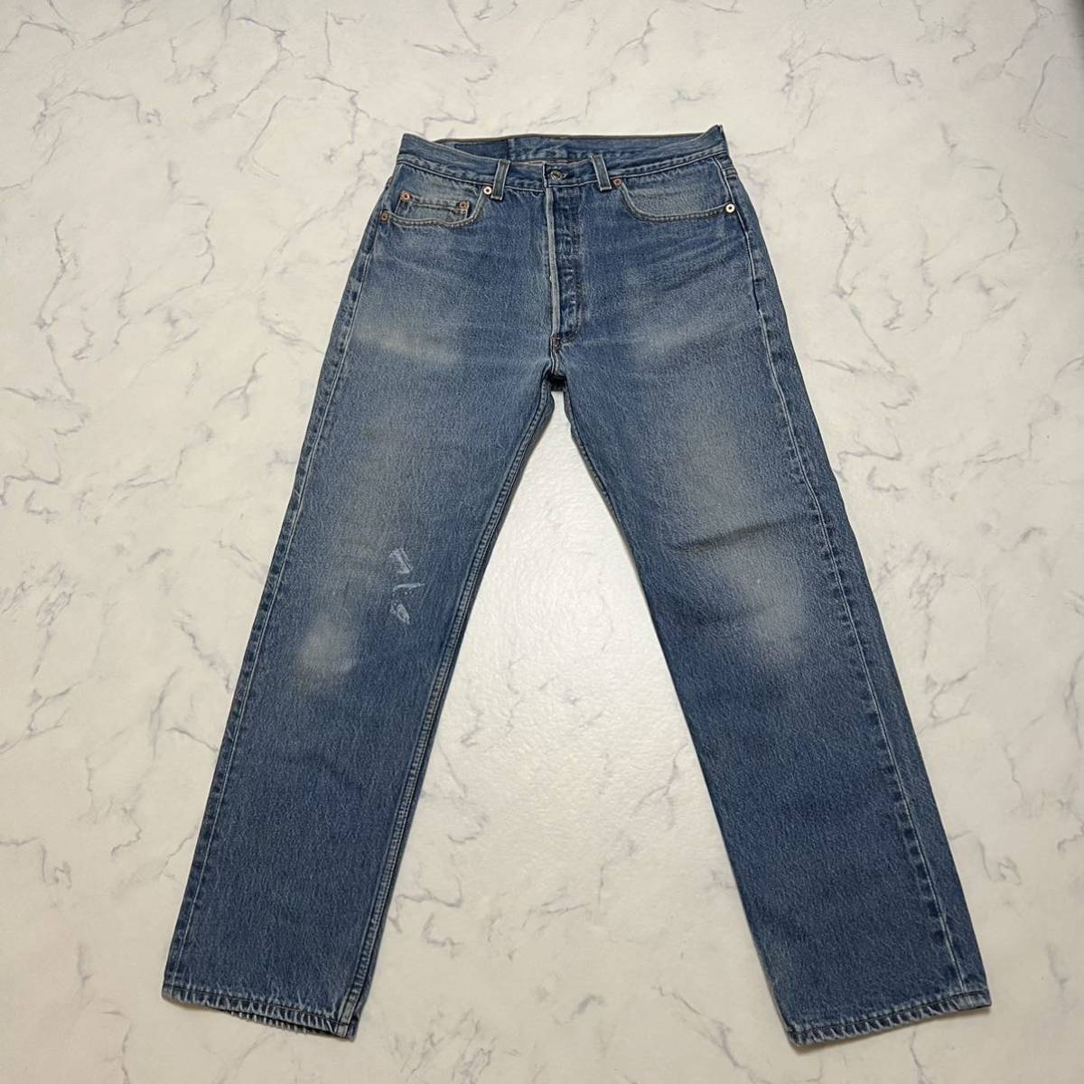 90s Levi''s USA製 リーバイス501xx 35×33 デニムパンツ　ジーンズ　026 ジーパン　古着　色落ち　ヒゲ　ヴィンテージ _画像2