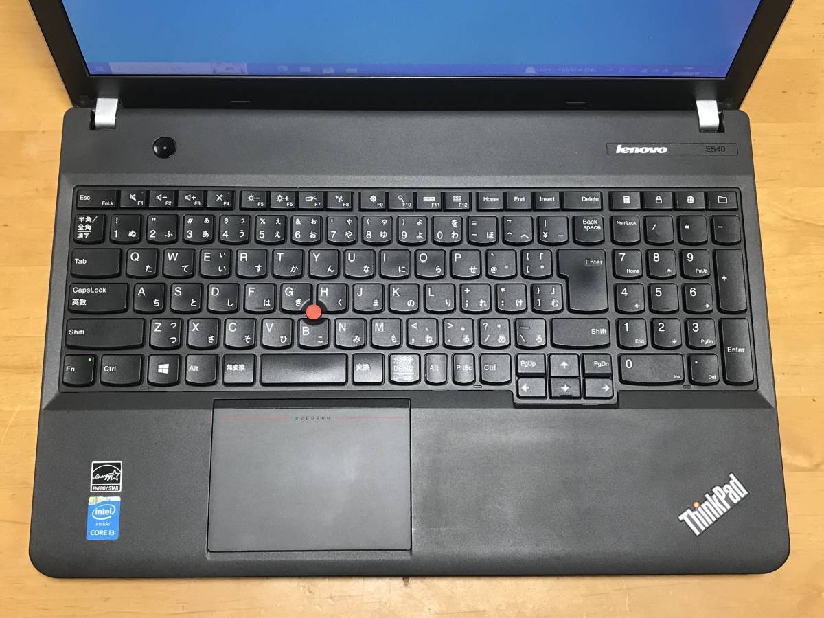 【格安ノート】Lenovo Thinkpad E540 core i3 4000M 8GB SSD480GB office Windows11pro Bluetooth_画像2