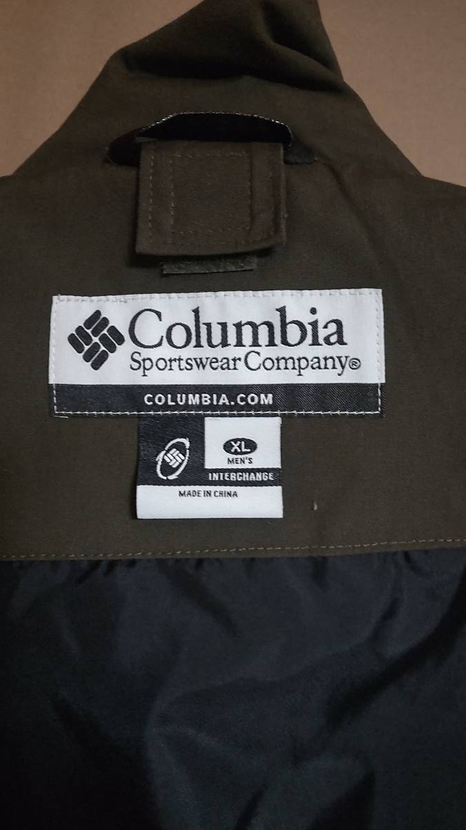 Columbia コロンビア　撥水ジャンパー　緑　サイズXL_画像7