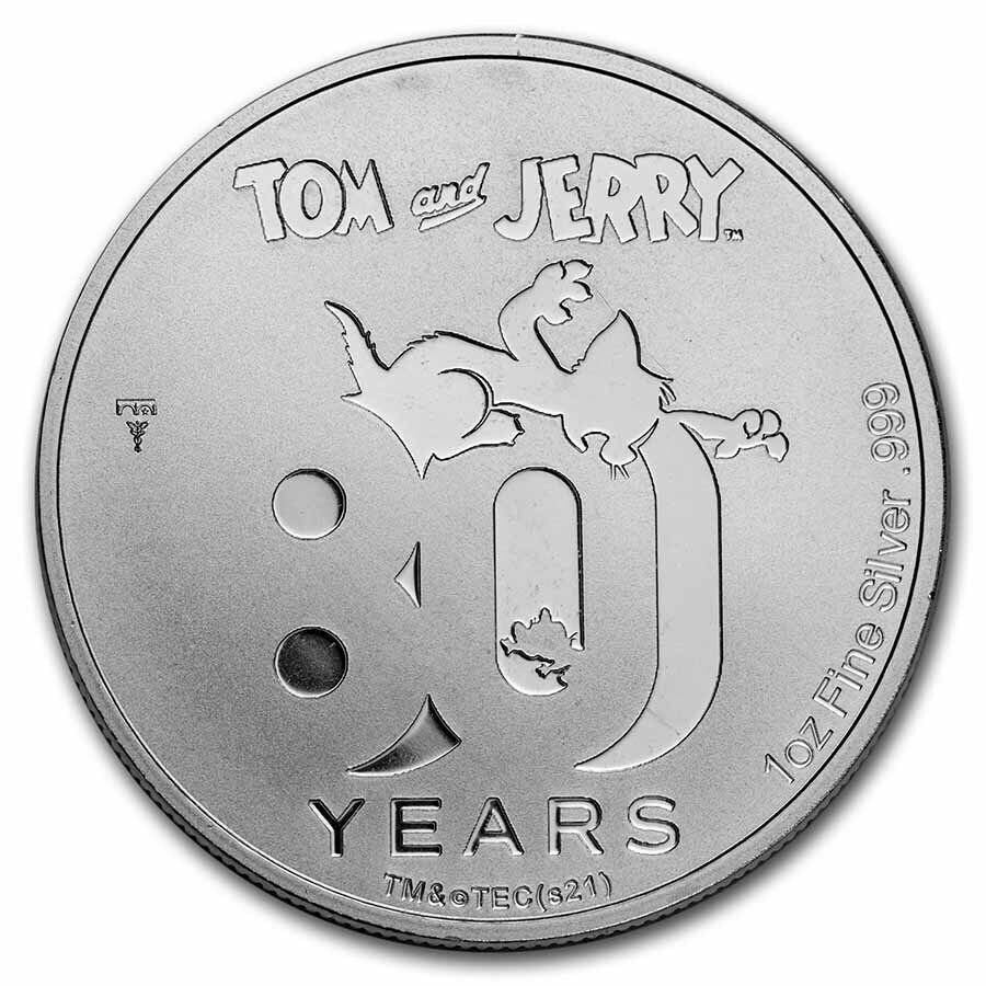 1オンス 　　銀貨　トムとジェリー 80周年記念　　　　在庫1枚のみ！_画像5