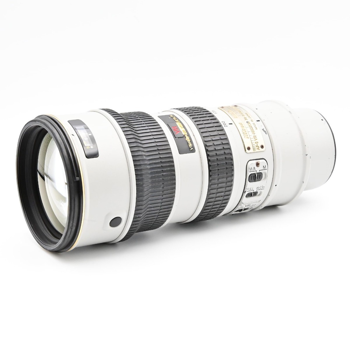 【実用品】Nikon ニコン AF-S VR Zoom Nikkor ED 70-200mm F2.8G (IF) ライトグレー 管:4706_画像2