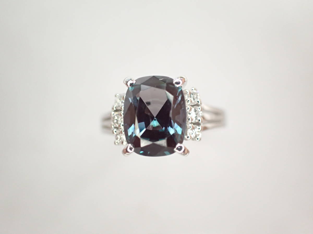 3/ beautiful goods Kyocera kre sun veil Pt900 repeated crystal areki2.65 ring ring 