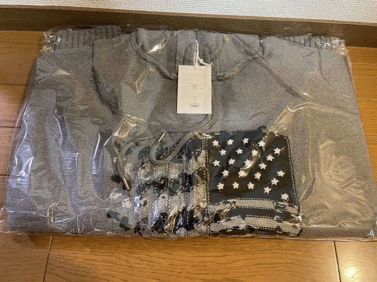 国旗ニット】DAIRIKU America Knit Hoodie GRAY|Yahoo!フリマ 国旗ニット】DAIRIKU America Knit Hoodie GRAY|Yahoo!フリマ