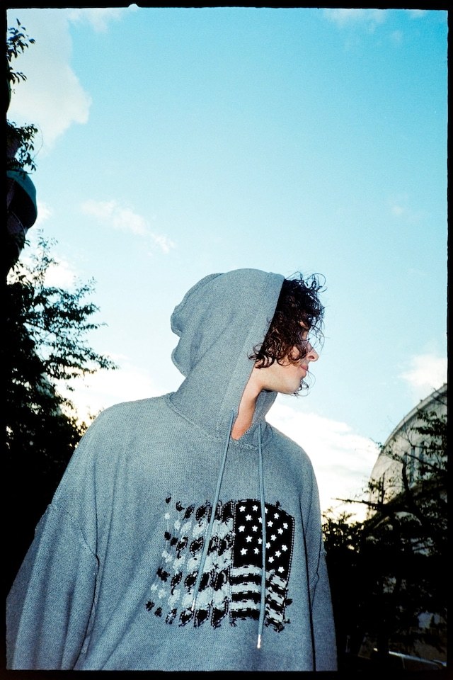 国旗ニット】DAIRIKU America Knit Hoodie GRAY|Yahoo!フリマ 国旗ニット】DAIRIKU America Knit Hoodie GRAY|Yahoo!フリマ