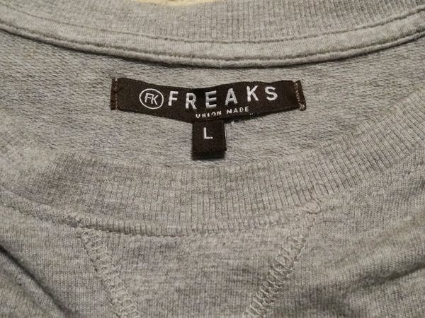 FREAKS STORE フリークスストア 半袖 スウェット ヘビーウエイト Ｔシャツ グレー Lサイズ_画像3