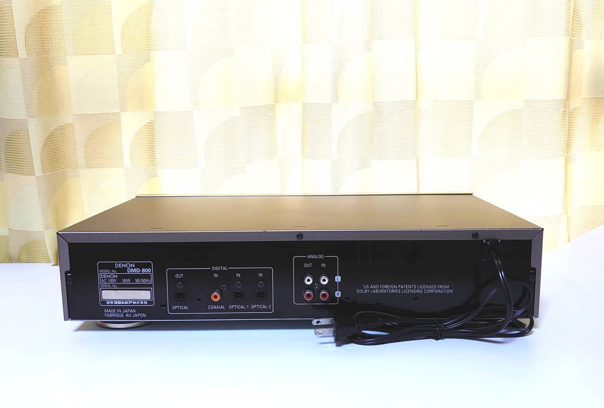注目 MD レコーダー DENON DMD-800 完動品・動作保証 一般 - olharte