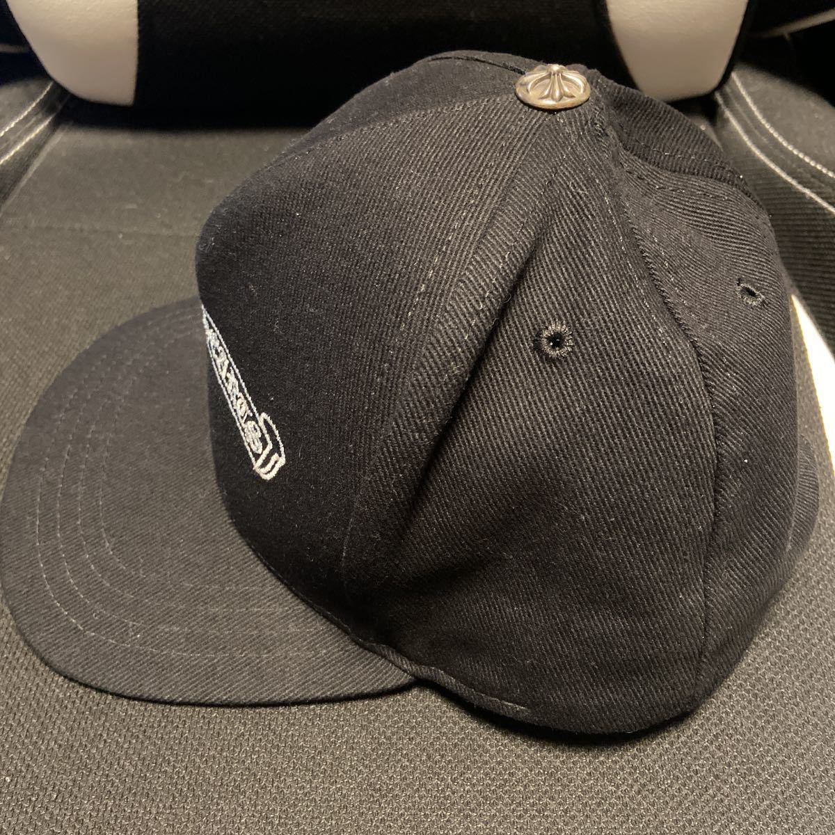 美品 国内正規品 クロムハーツ スクロールラベル キャップ CAP 帽子 T