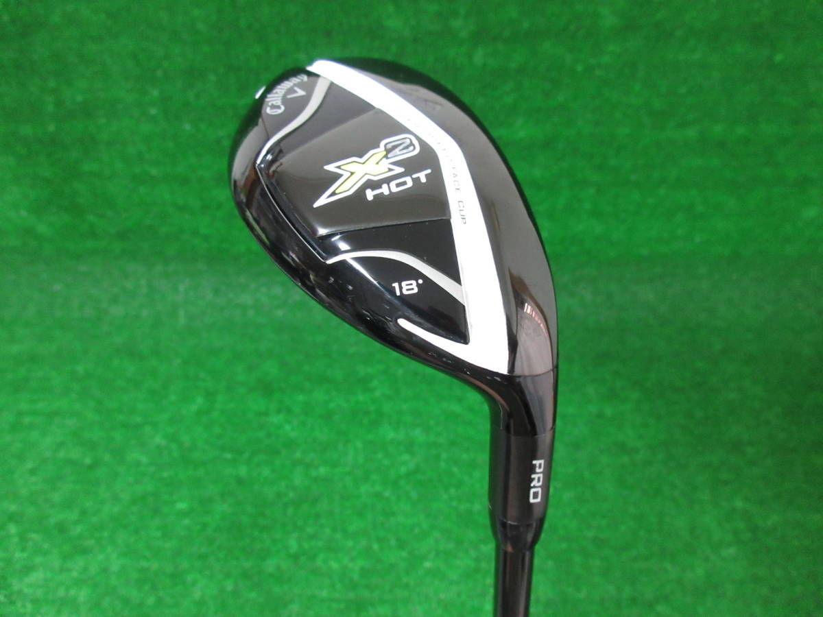 500円引きクーポン】 X2ホットプロ 純正カーボン(S)装着 18度 PRO HOT
