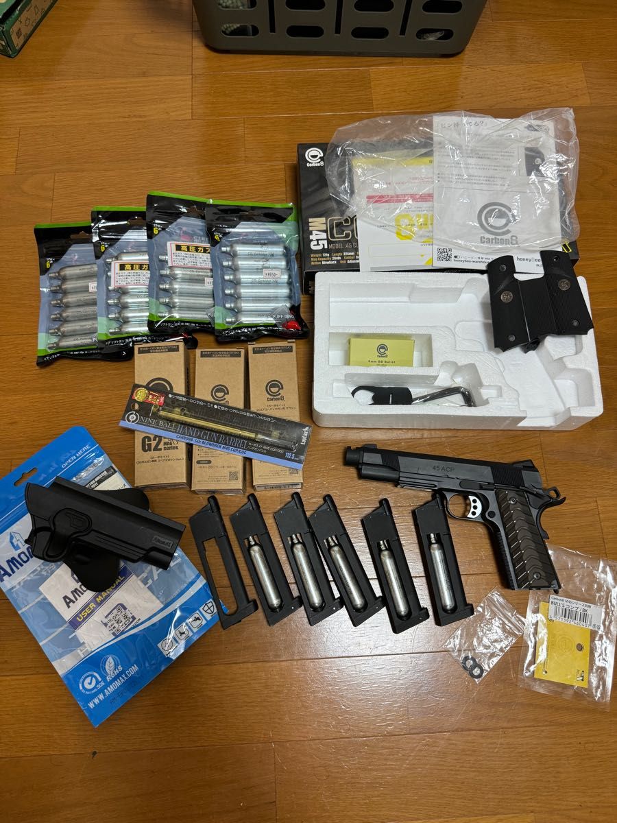 Carbon8 カーボネイト M45 CQP co2ガスガン カスタムパーツ Carbon8 カーボネイト M45 CQP co2ガスガン カスタムパーツ