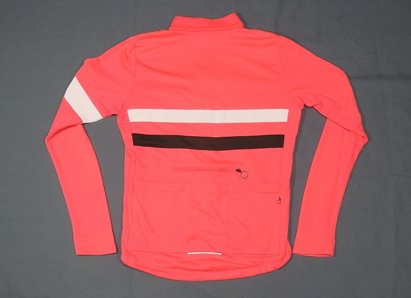 Rapha ラファ サイクリング ウェア Brevet Long Sleeve Jersey ハイビズピンク_画像2