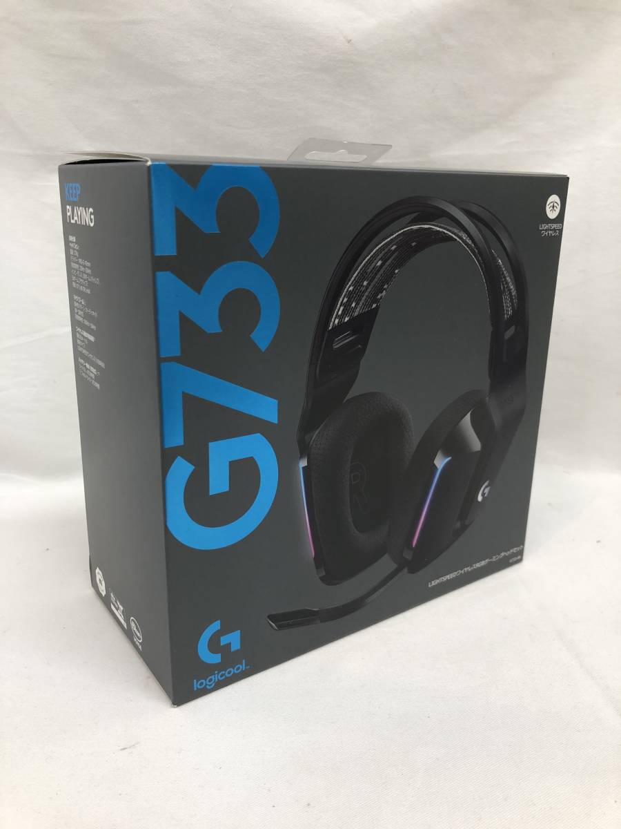 国内外の人気 G Logicool 中古品 ☆ G733-BK ☆ ゲーミングヘッド