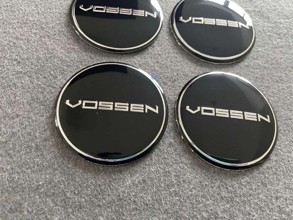 ★VOSSEN★130★ホイールセンターキャップシール ハブキャップシール 車用 4枚セット 直径56mm_画像2