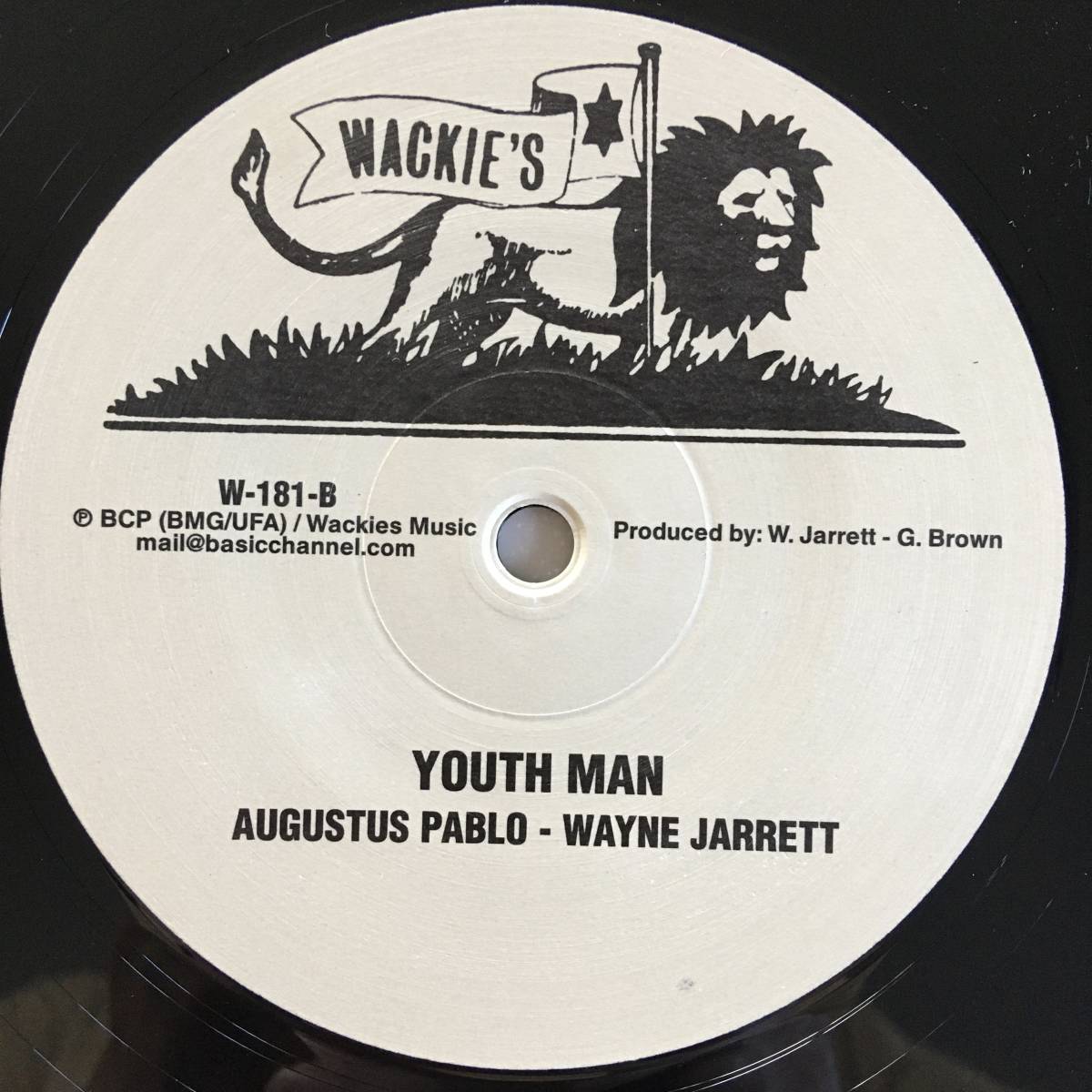 Wayne Jarrett & Augustus Pablo / Youth Man　[ Wackie's - W-181]_画像2