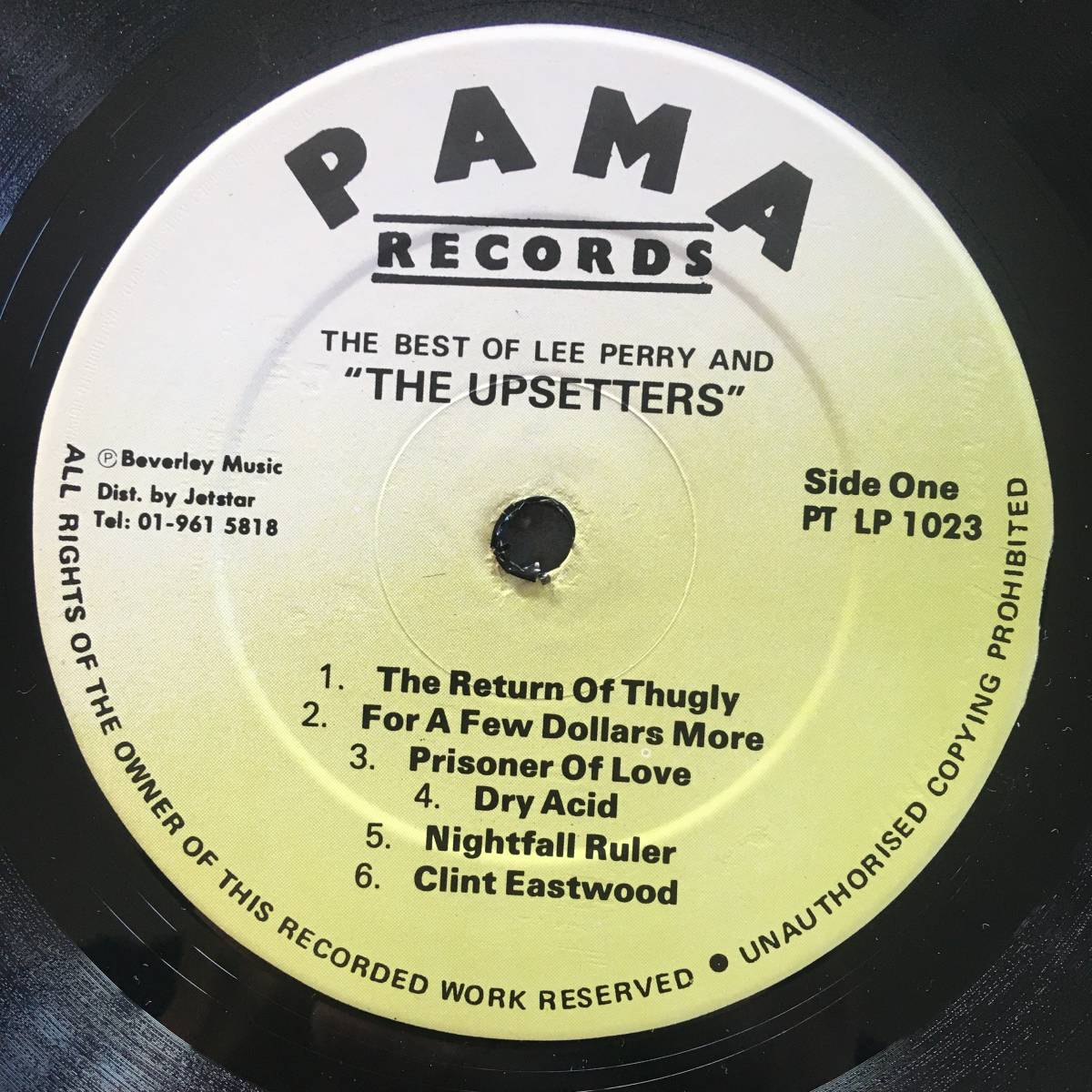 Lee Perry & The Upsetters / The Best Of Lee Perry And "The Upsetters"　[Pama Records - PTPLP 1023]_画像3