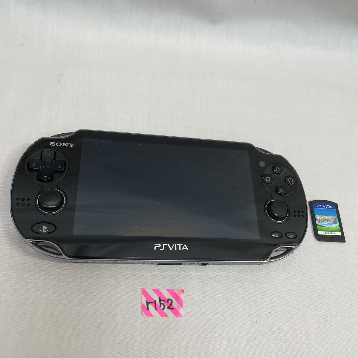 ○r152○ PS Vita PlayStation Vita PCH-1100 SONY ソニー ブラック　動作未確認　ジャンク品　_画像1