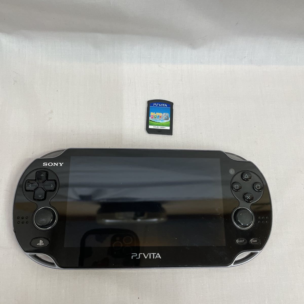 ○r152○ PS Vita PlayStation Vita PCH-1100 SONY ソニー ブラック　動作未確認　ジャンク品　_画像7