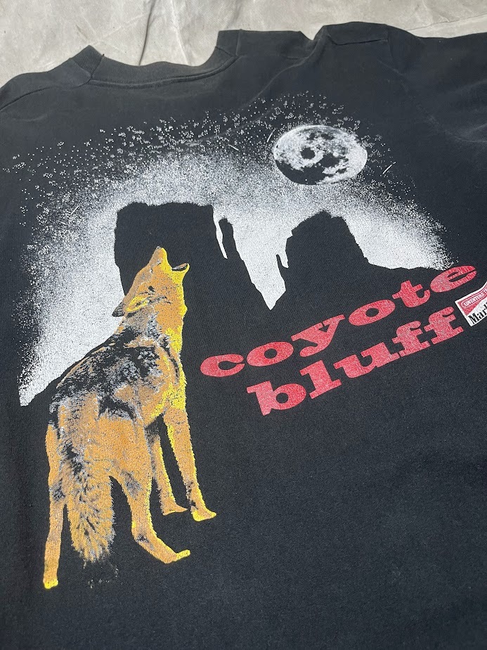 90'S ヴィンテージ TEE MARLBORO coyote マルボロ　コヨーテ 当時物　Tシャツ_画像2